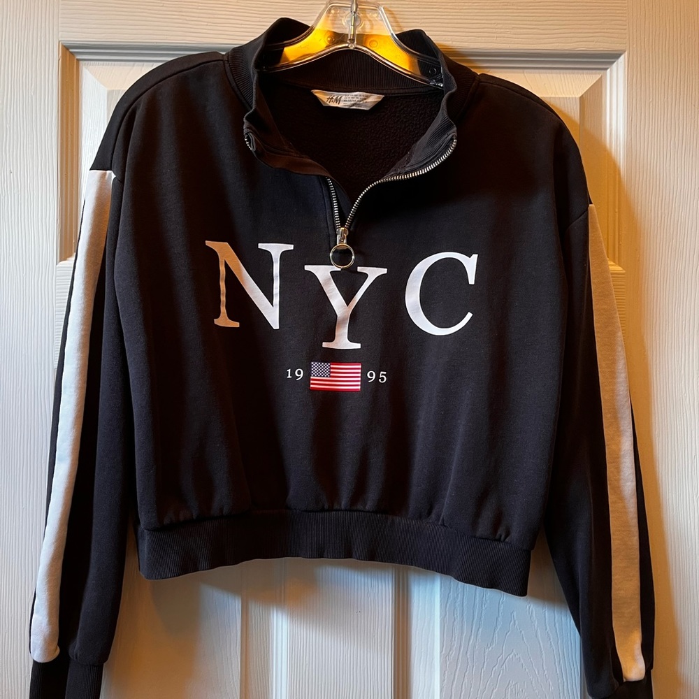 NYC 1995 CROP SWEAT SHIRT
